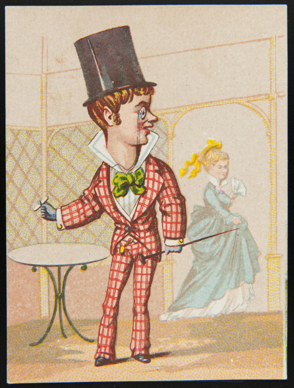 Mertens Léon carte réclame chromo Paris 1920 1995.1.1752.17 Photo