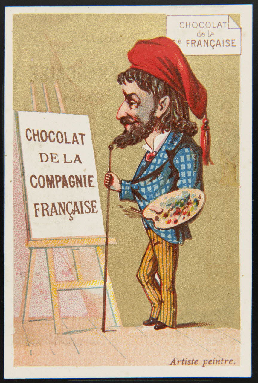 Mertens Léon carte réclame chromo Paris 1920 1995.1.1752.3 Photo