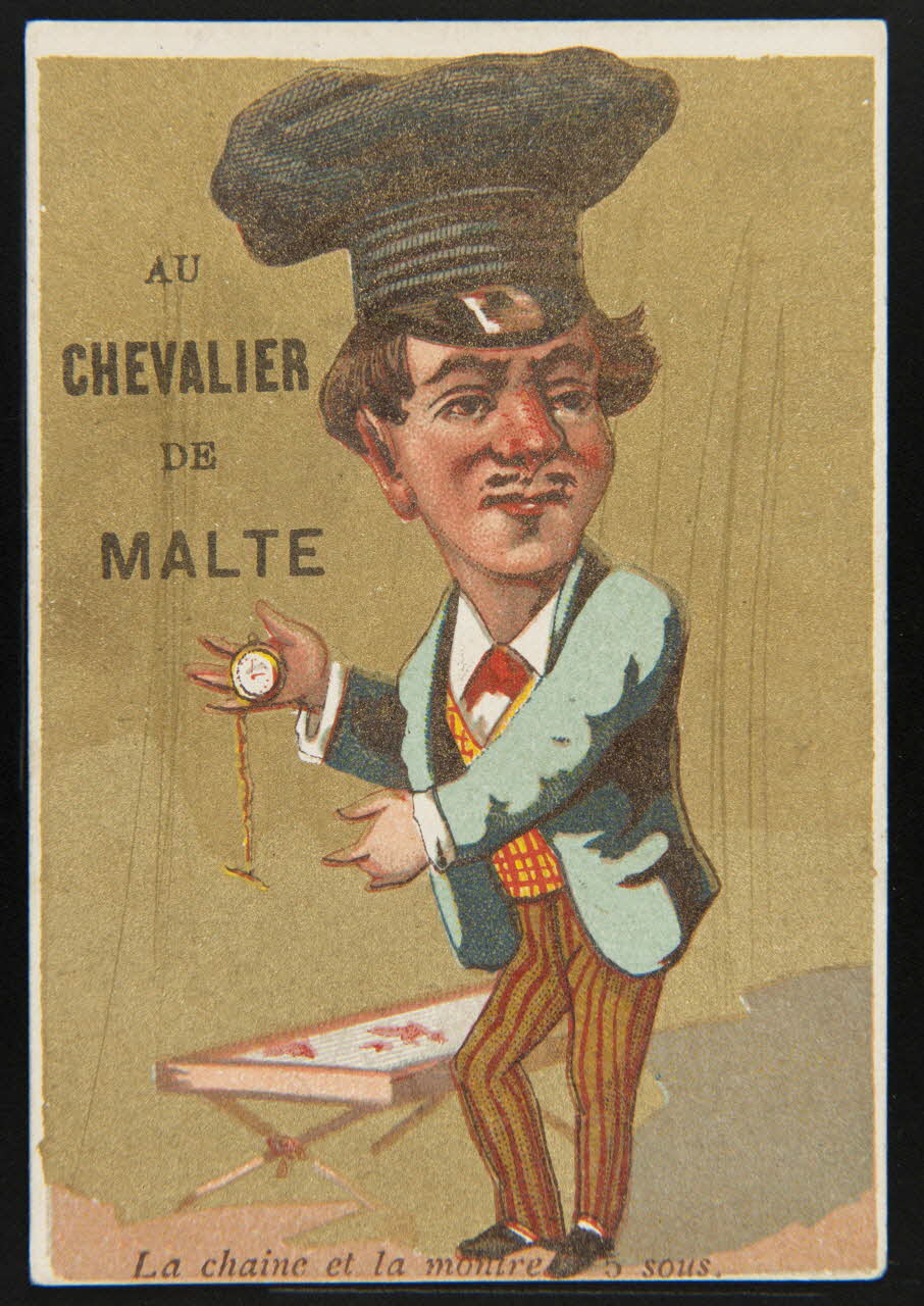 Mertens Léon carte réclame chromo Paris 1920 1995.1.1752.9 Photo