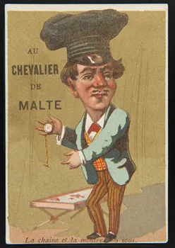 Mertens Léon carte réclame chromo Paris 1920 1995.1.1752.9 Photo