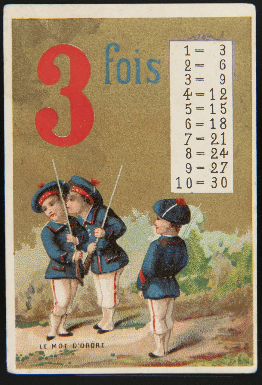 Mertens Léon carte réclame chromo Paris 1920 1995.1.1753.5 Photo