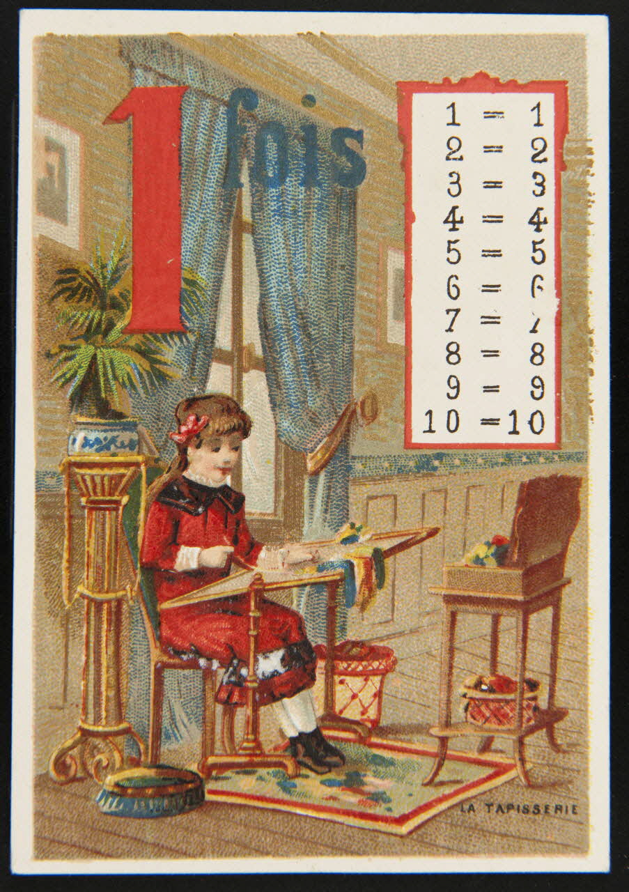 Mertens Léon carte réclame chromo Paris 1920 1995.1.1754.1 Photo