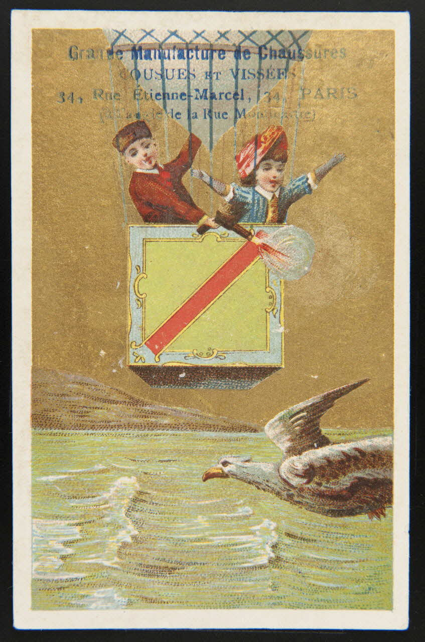 Mertens Léon carte réclame chromo Paris 1920 1995.1.1755.2 Photo