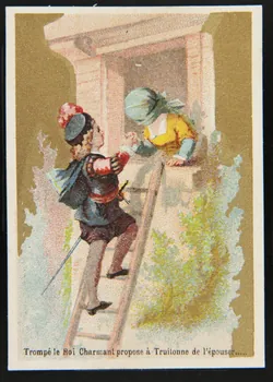 Mertens Léon carte réclame chromo Paris 1920 1995.1.1757.2 Photo