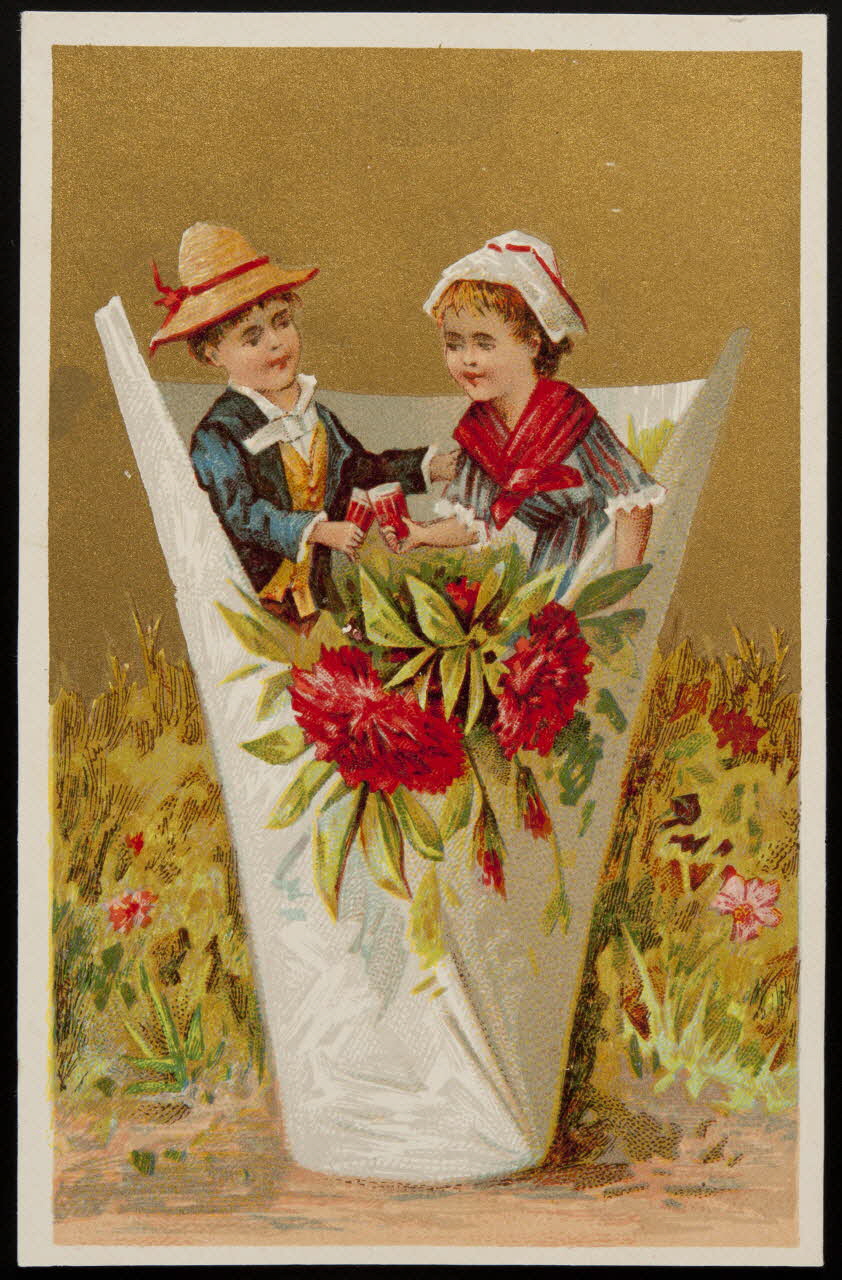 Mertens Léon carte réclame chromo Paris 1920 1995.1.1758.1 Photo