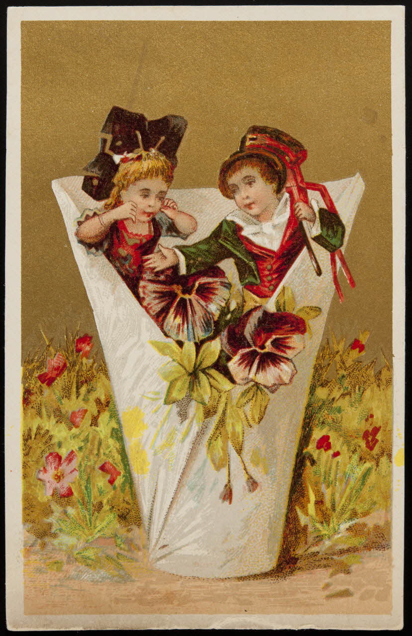 Mertens Léon carte réclame chromo Paris 1920 1995.1.1758.2 Photo
