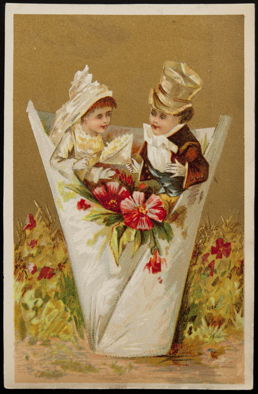 Mertens Léon carte réclame chromo Paris 1920 1995.1.1758.4 Photo