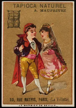Mertens Léon carte réclame chromo Paris 1920 1995.1.1759.2 Photo