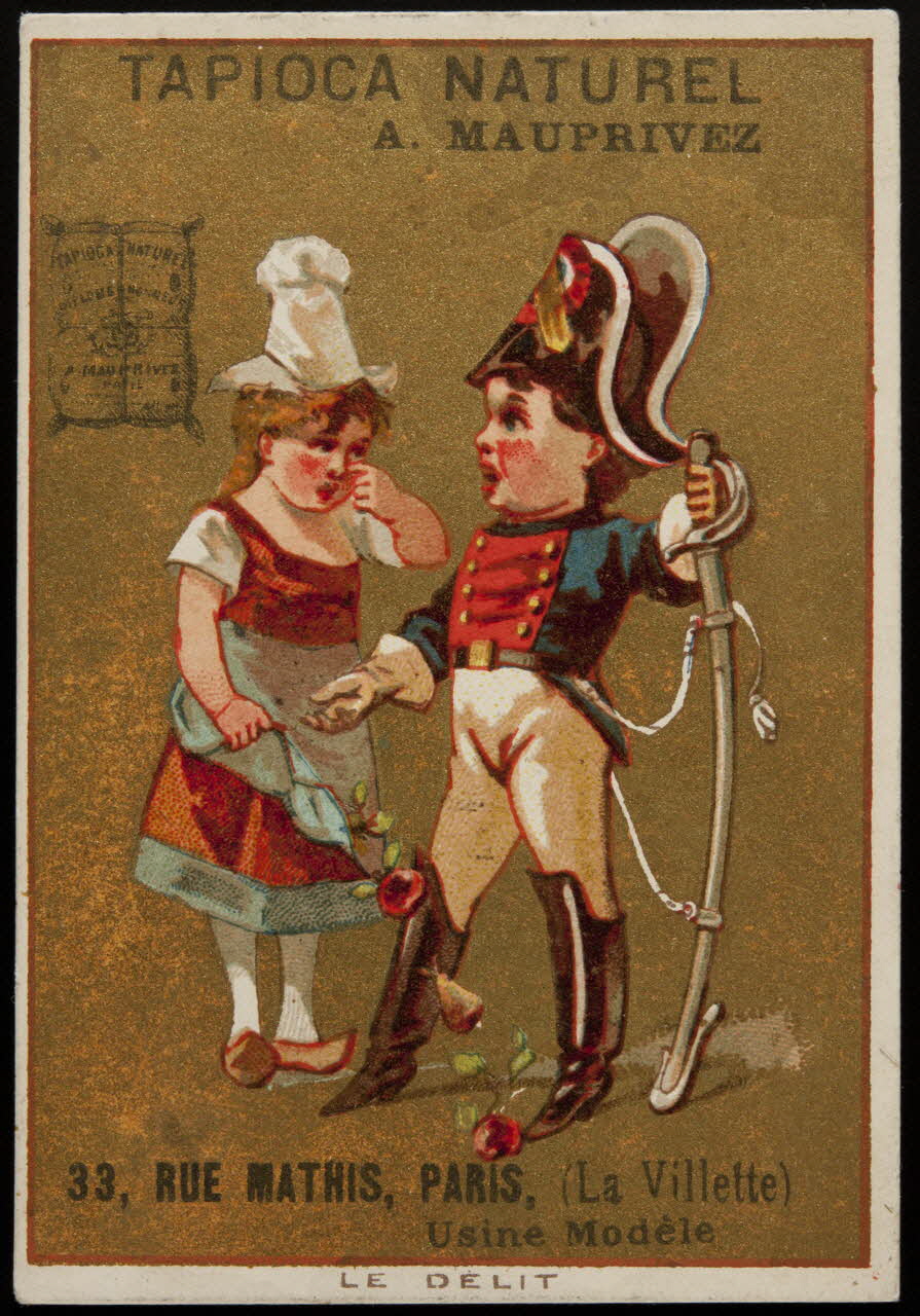 Mertens Léon carte réclame chromo Paris 1920 1995.1.1759.4 Photo