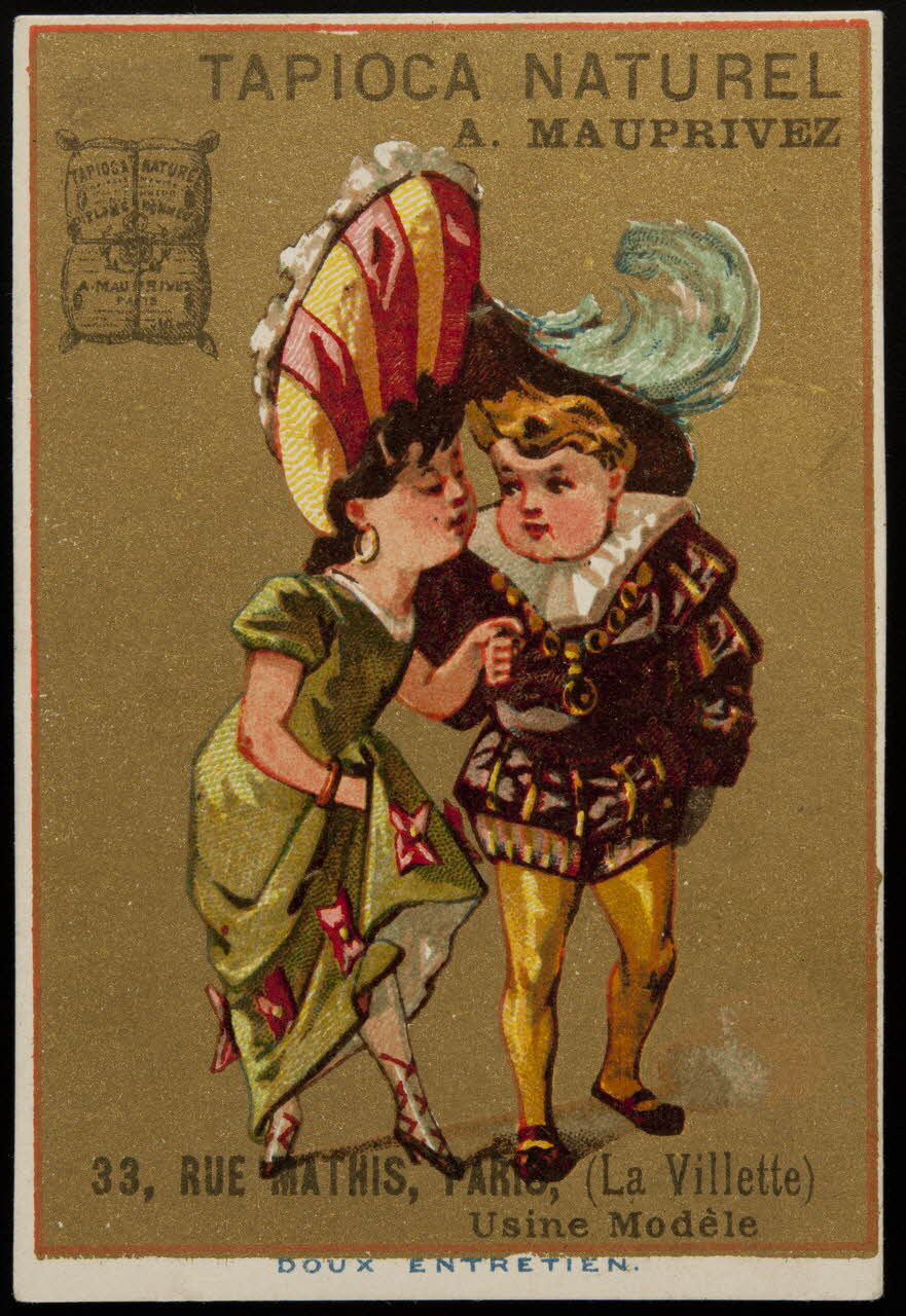 Mertens Léon carte réclame chromo Paris 1920 1995.1.1759.5 Photo