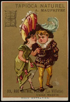 Mertens Léon carte réclame chromo Paris 1920 1995.1.1759.5 Photo
