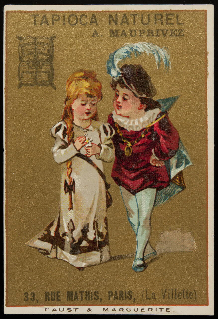 Mertens Léon carte réclame chromo Paris 1920 1995.1.1759.6 Photo