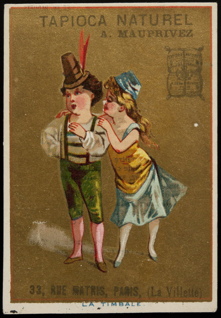 Mertens Léon carte réclame chromo Paris 1920 1995.1.1759.9 Photo