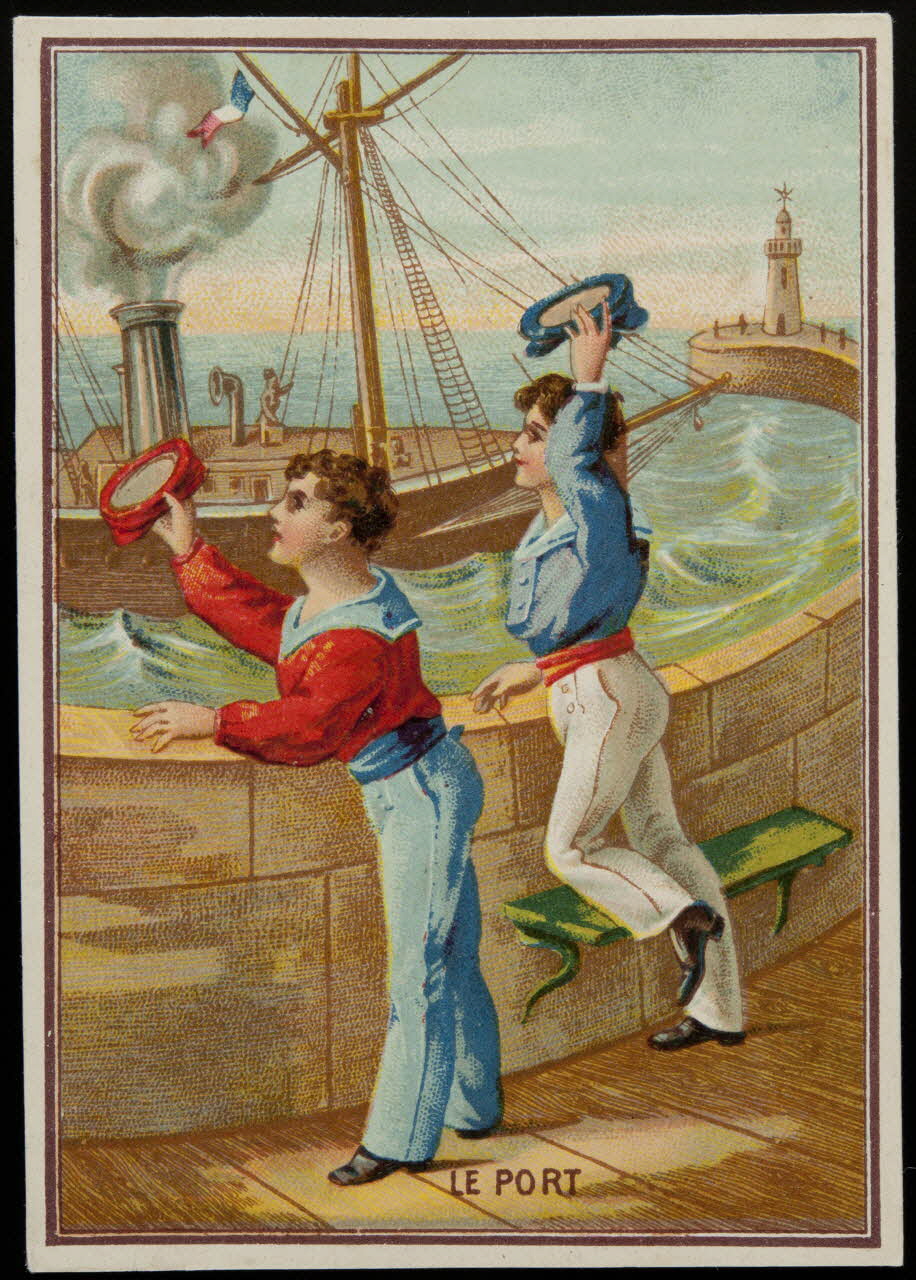 Mertens Léon carte réclame chromo Paris 1920 1995.1.1760.3 Photo