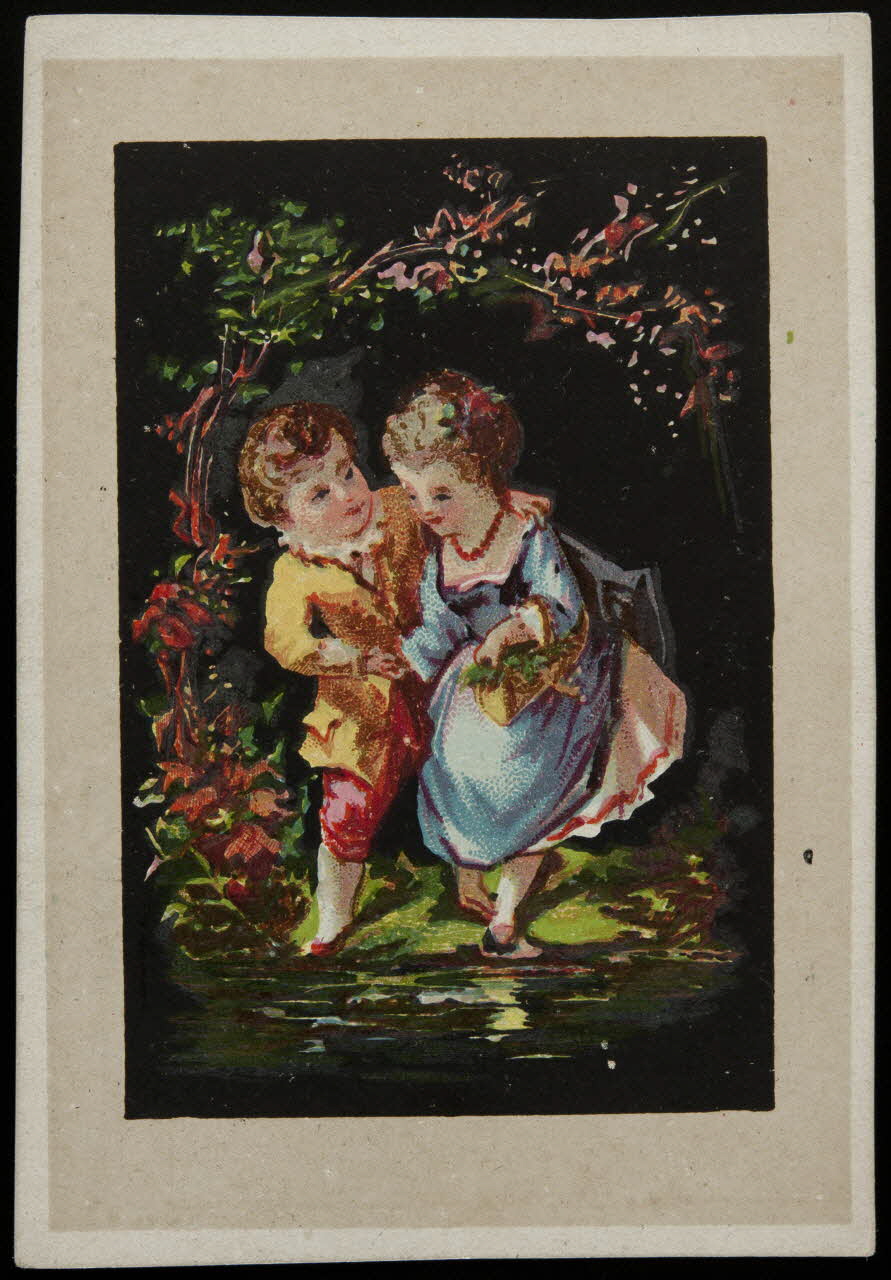 Mertens Léon carte réclame chromo Paris 1920 1995.1.1761.7 Photo