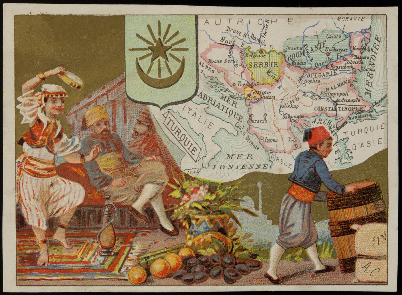 Mertens Léon carte réclame chromo Paris 1920 1995.1.1763.13 Photo