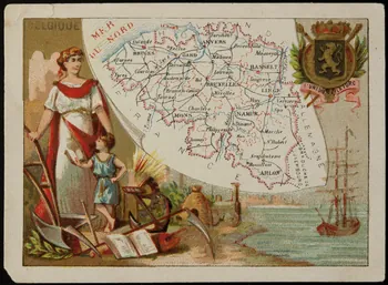 Mertens Léon ; Bonjour carte réclame chromo Paris 1920 1995.1.1763.4  Photo