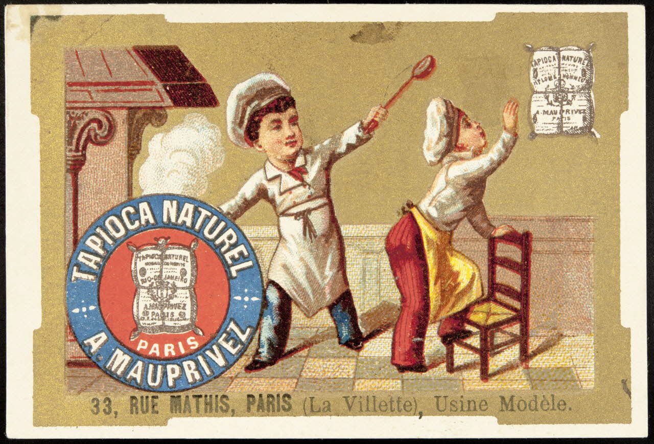 Mertens Léon carte réclame chromo Paris 1920 1995.1.1765.11 Photo