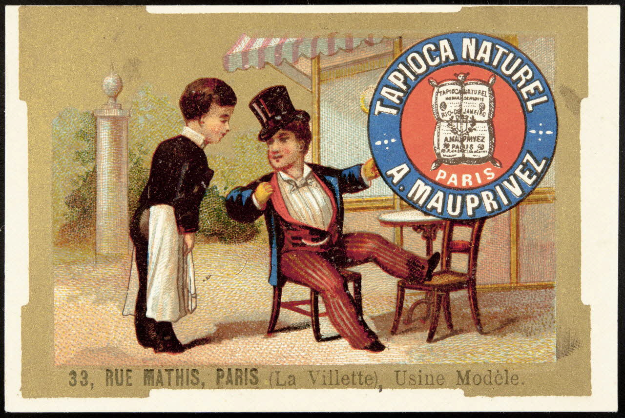 Mertens Léon carte réclame chromo Paris 1920 1995.1.1765.12 Photo