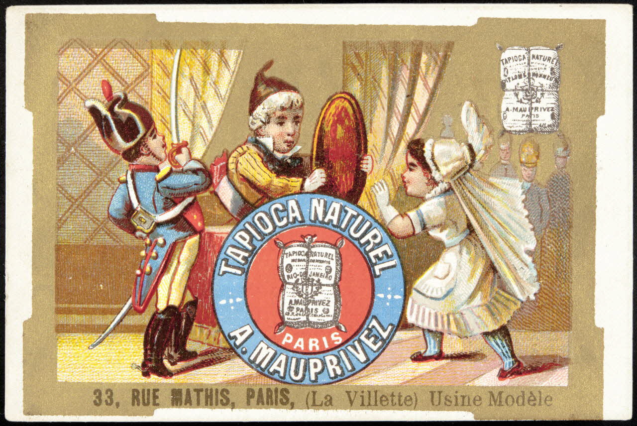 Mertens Léon carte réclame chromo Paris 1920 1995.1.1765.2 Photo