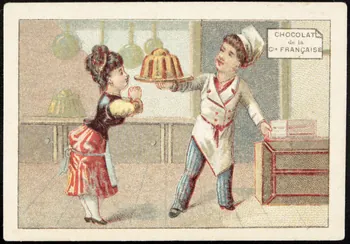 Mertens Léon carte réclame chromo Paris 1920 1995.1.1765.3 Photo
