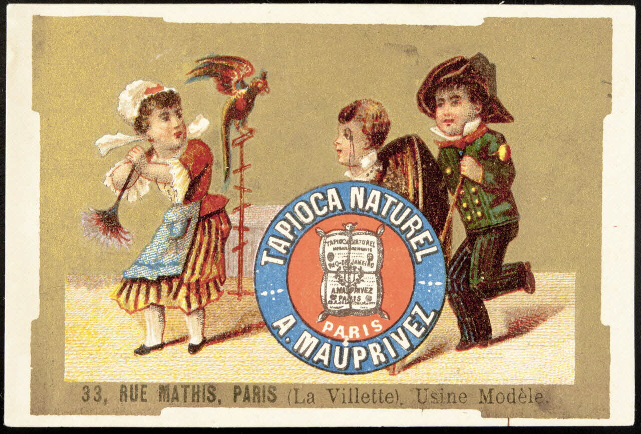 Mertens Léon carte réclame chromo Paris 1920 1995.1.1765.7 Photo