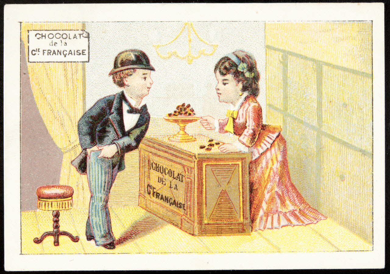 Mertens Léon carte réclame chromo Paris 1920 1995.1.1765.9 Photo