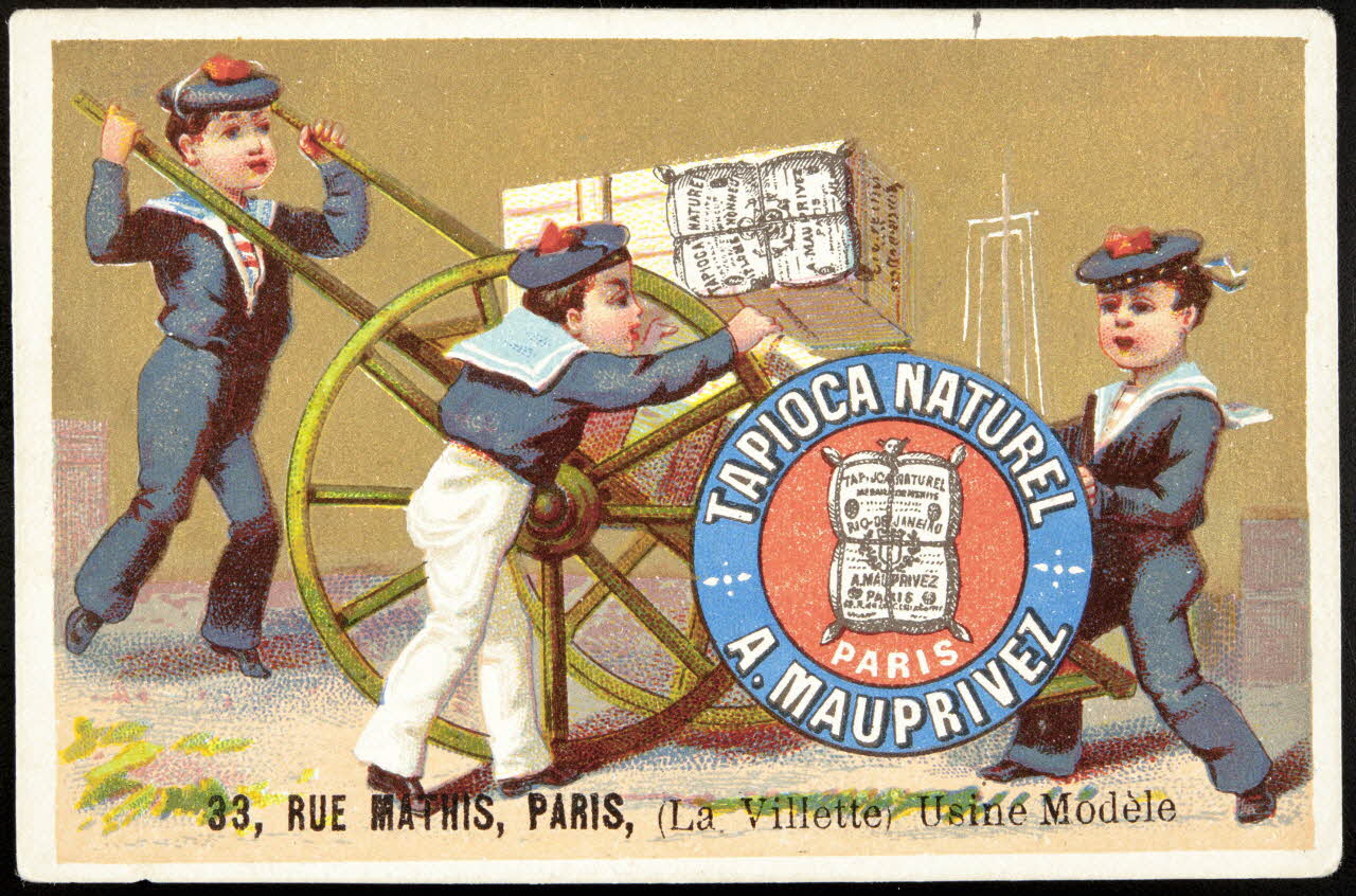 Mertens Léon carte réclame chromo Paris 1920 1995.1.1766.4 Photo