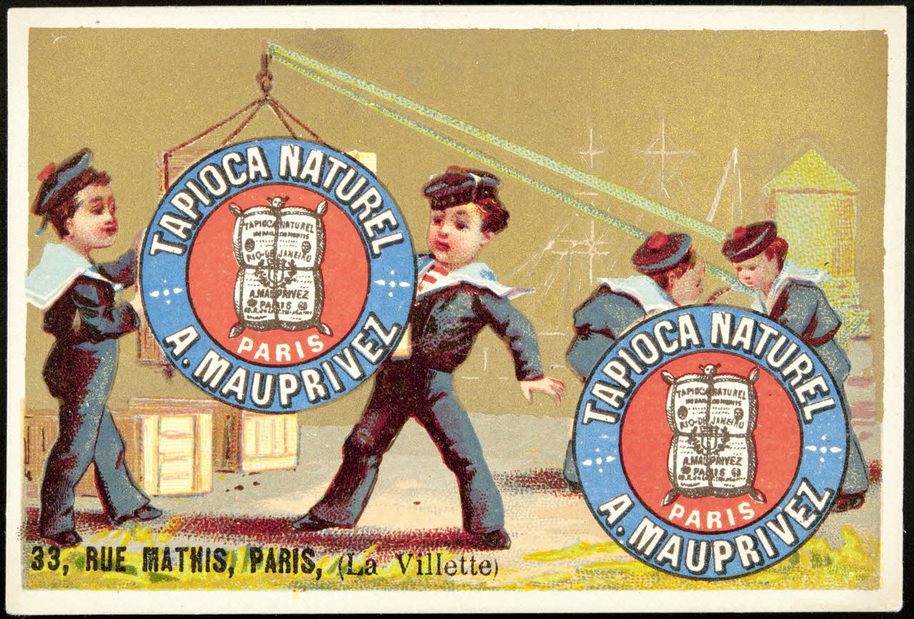 Mertens Léon carte réclame chromo Paris 1920 1995.1.1766.6 Photo