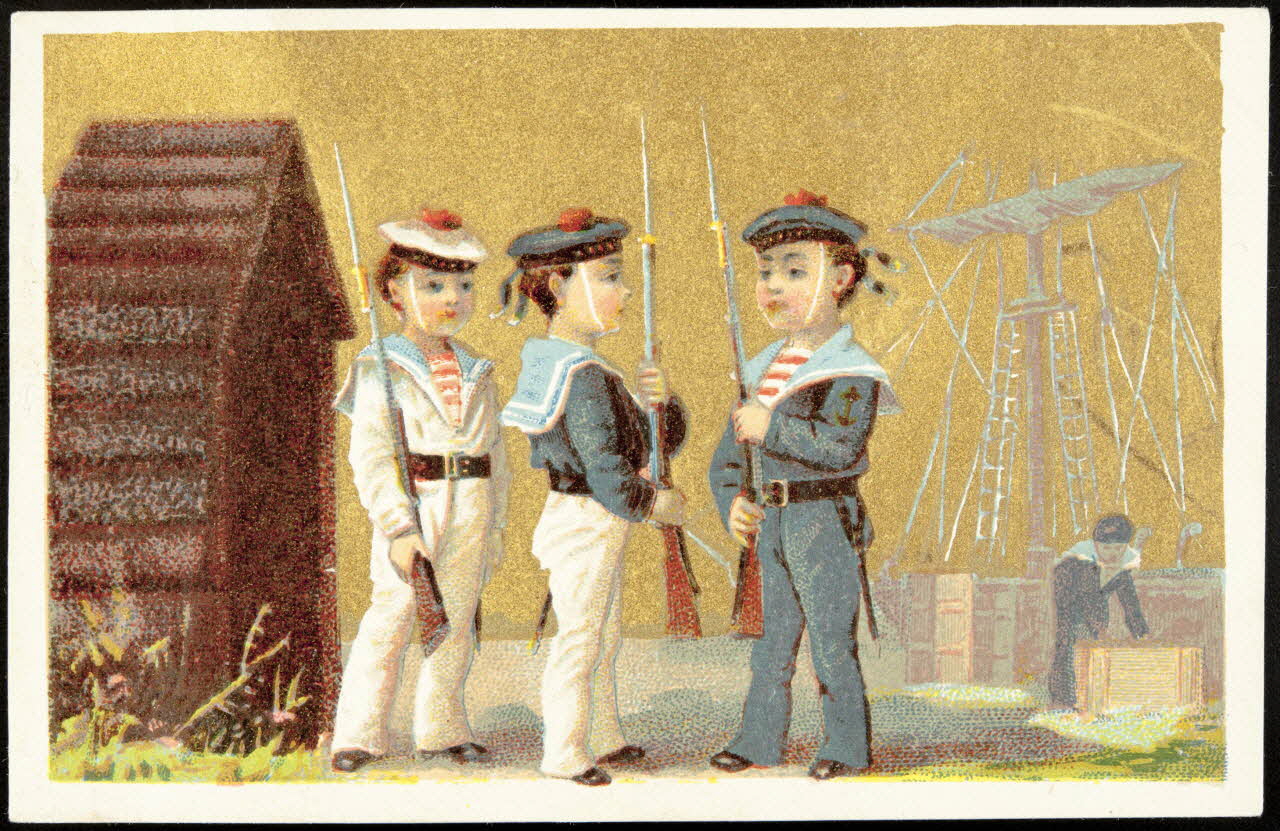Mertens Léon carte réclame chromo Paris 1920 1995.1.1766.8 Photo