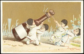 Mertens Léon carte réclame chromo Paris 1920 1995.1.1767.1 Photo