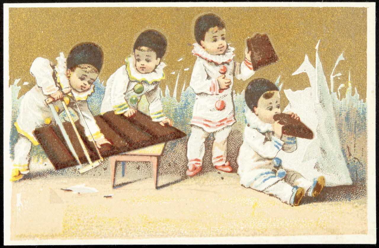 Mertens Léon carte réclame chromo Paris 1920 1995.1.1767.10 Photo