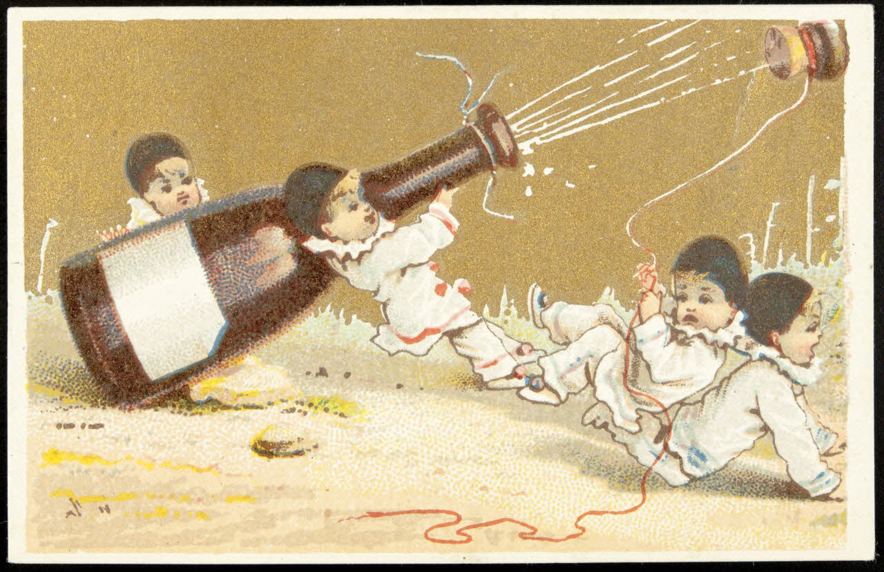 Mertens Léon carte réclame chromo Paris 1920 1995.1.1767.2 Photo