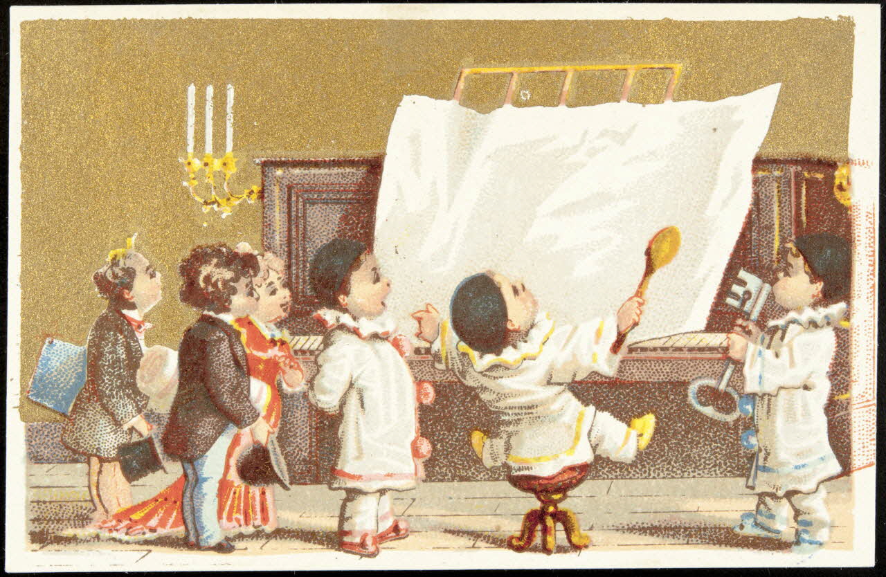 Mertens Léon carte réclame chromo Paris 1920 1995.1.1767.4 Photo