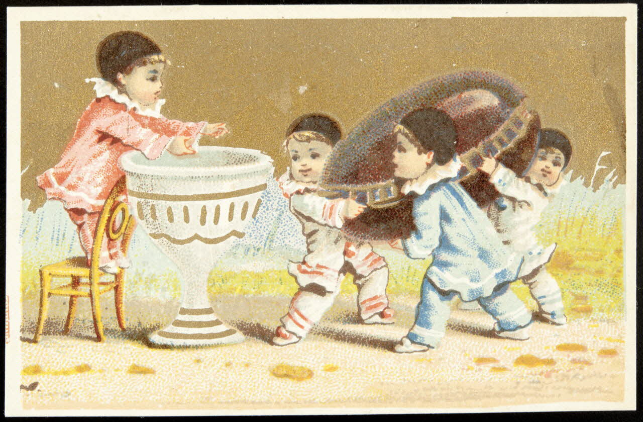 Mertens Léon carte réclame chromo Paris 1920 1995.1.1767.5 Photo