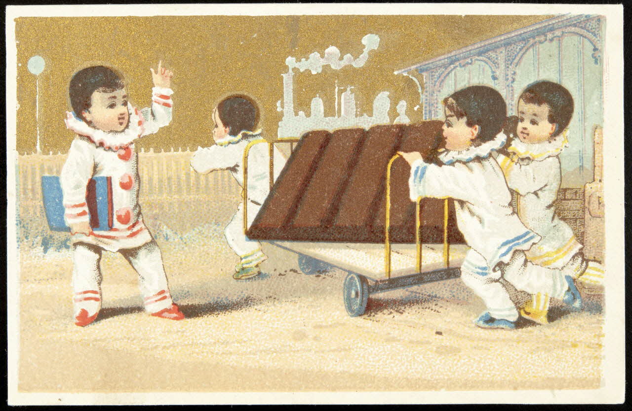 Mertens Léon carte réclame chromo Paris 1920 1995.1.1767.7 Photo