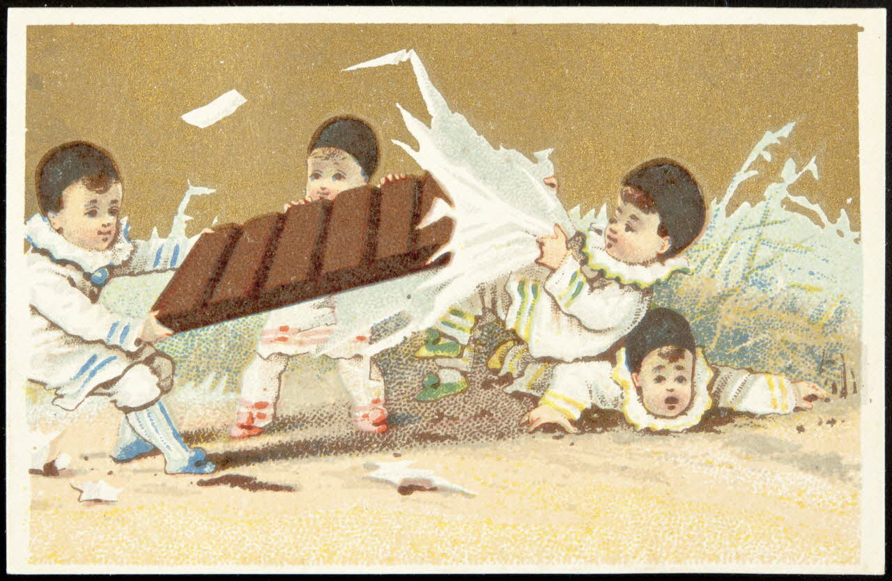 Mertens Léon carte réclame chromo Paris 1920 1995.1.1767.8 Photo