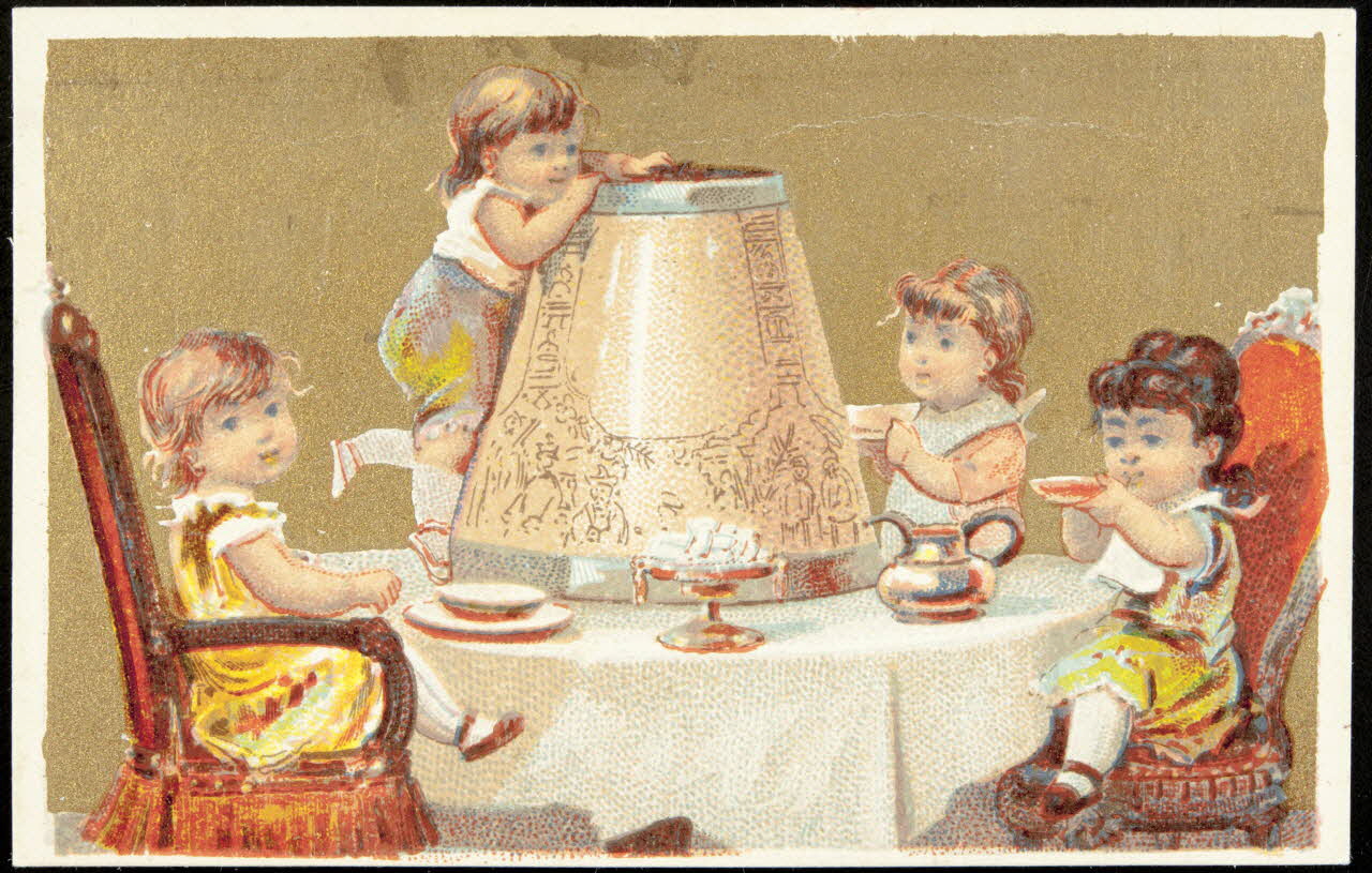 Mertens Léon carte réclame chromo Paris 1920 1995.1.1768.3 Photo