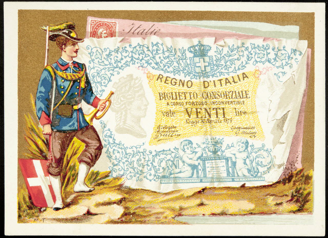 Mertens Léon ; Kahn carte réclame chromo Paris 1920 1995.1.1769.5 Photo