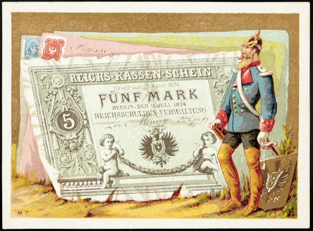 Mertens Léon ; Kahn carte réclame chromo Paris 1920 1995.1.1769.7 Photo