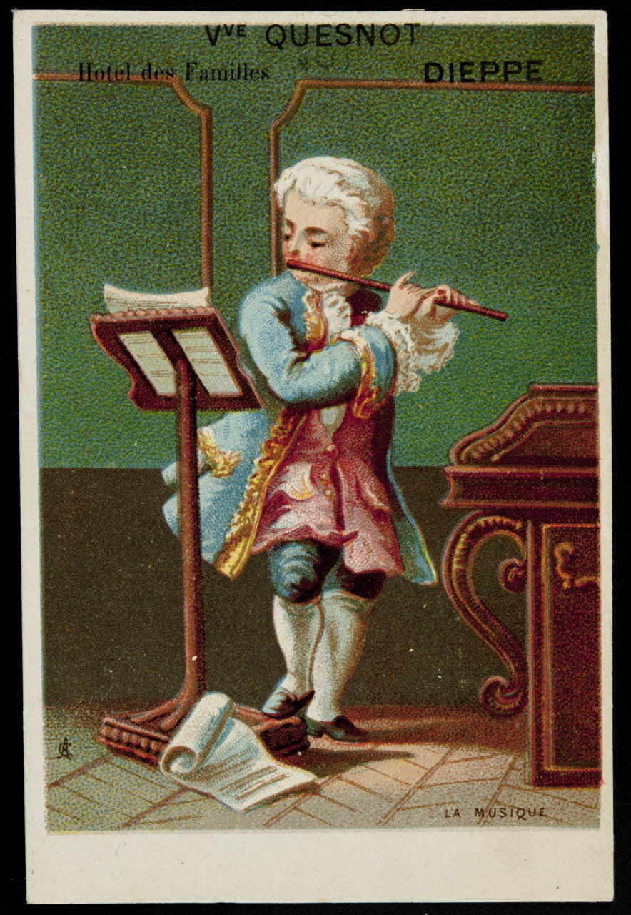 Alfred Clarey carte réclame chromo Paris 1878-1893 1995.1.177.3 Photo