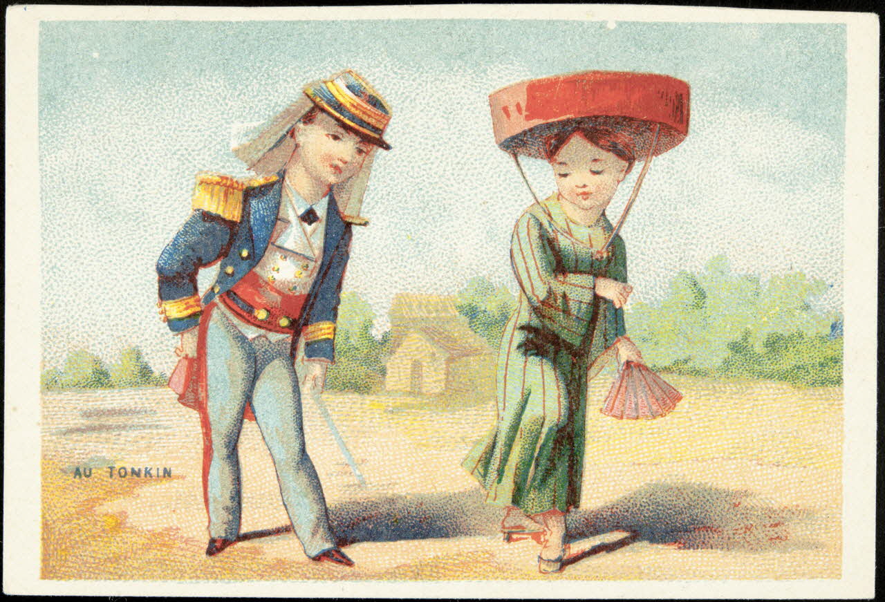 Mertens Léon ; Morel Ch. carte réclame chromo Paris 1920 1995.1.1770.3 Photo