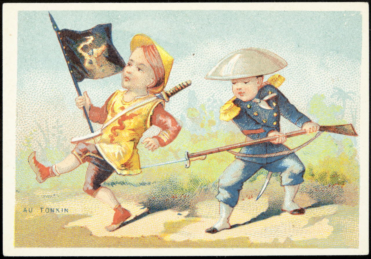 Mertens Léon ; Morel Ch. carte réclame chromo Paris 1920 1995.1.1770.4 Photo