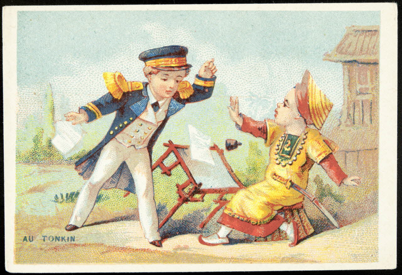 Mertens Léon ; Morel Ch. carte réclame chromo Paris 1920 1995.1.1770.5 Photo