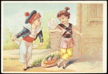 Mertens Léon ; Morel Ch. carte réclame chromo Paris 1920 1995.1.1770.6 Photo