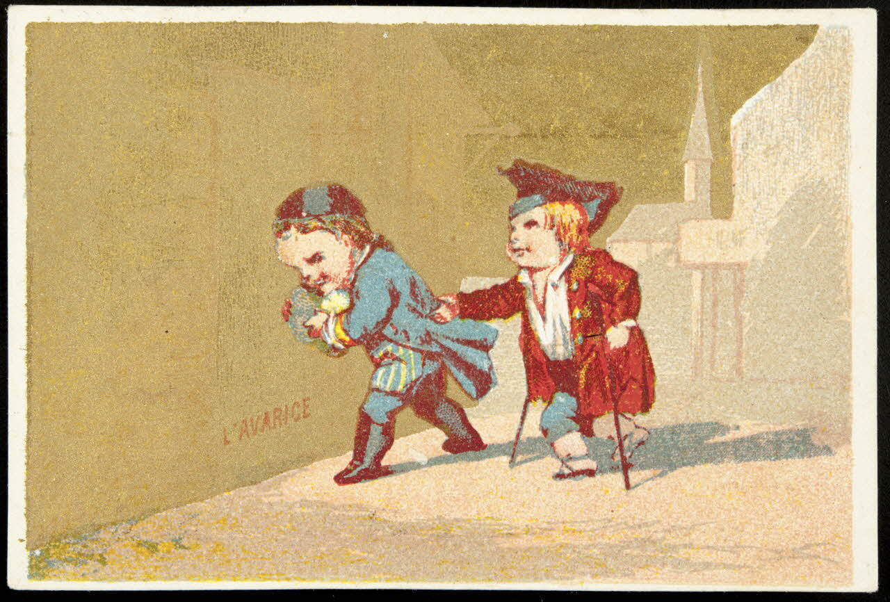 Chantreau L. ; Mertens Léon carte réclame chromo Paris 1920 1995.1.1772.1 Photo