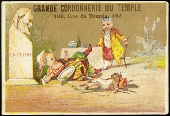 Ad. Mertens carte réclame chromo Paris 1920 1995.1.1772.2  Photo