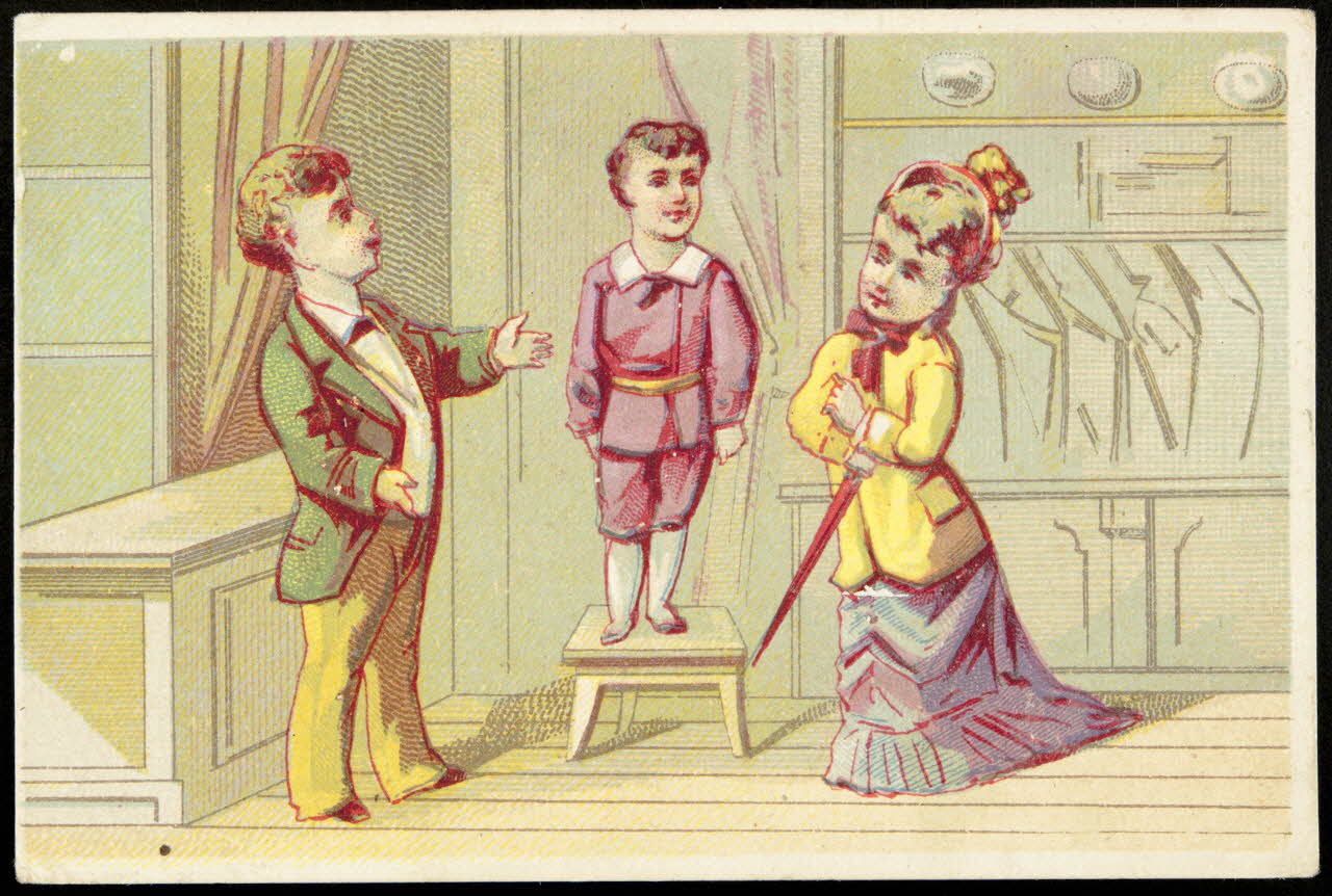 Mertens Léon carte réclame chromo Paris 1920 1995.1.1774.1 Photo