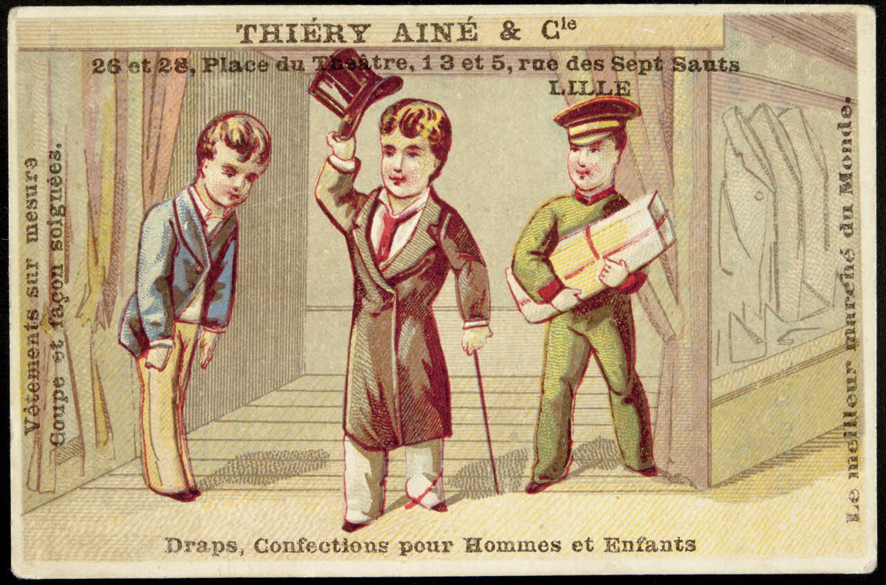 Mertens Léon carte réclame chromo Bruxelles 1920 1995.1.1774.2 Photo