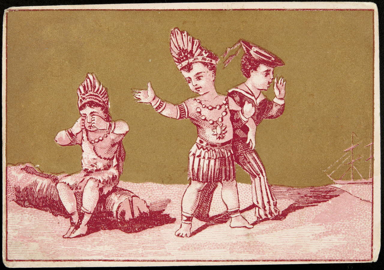 Mertens Léon carte réclame chromo Paris 1920 1995.1.1776.1 Photo